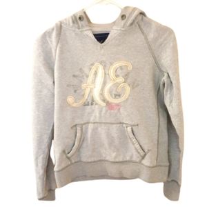AMERICAN EAGLE OUTFITTERS Grey Hoodie Medium